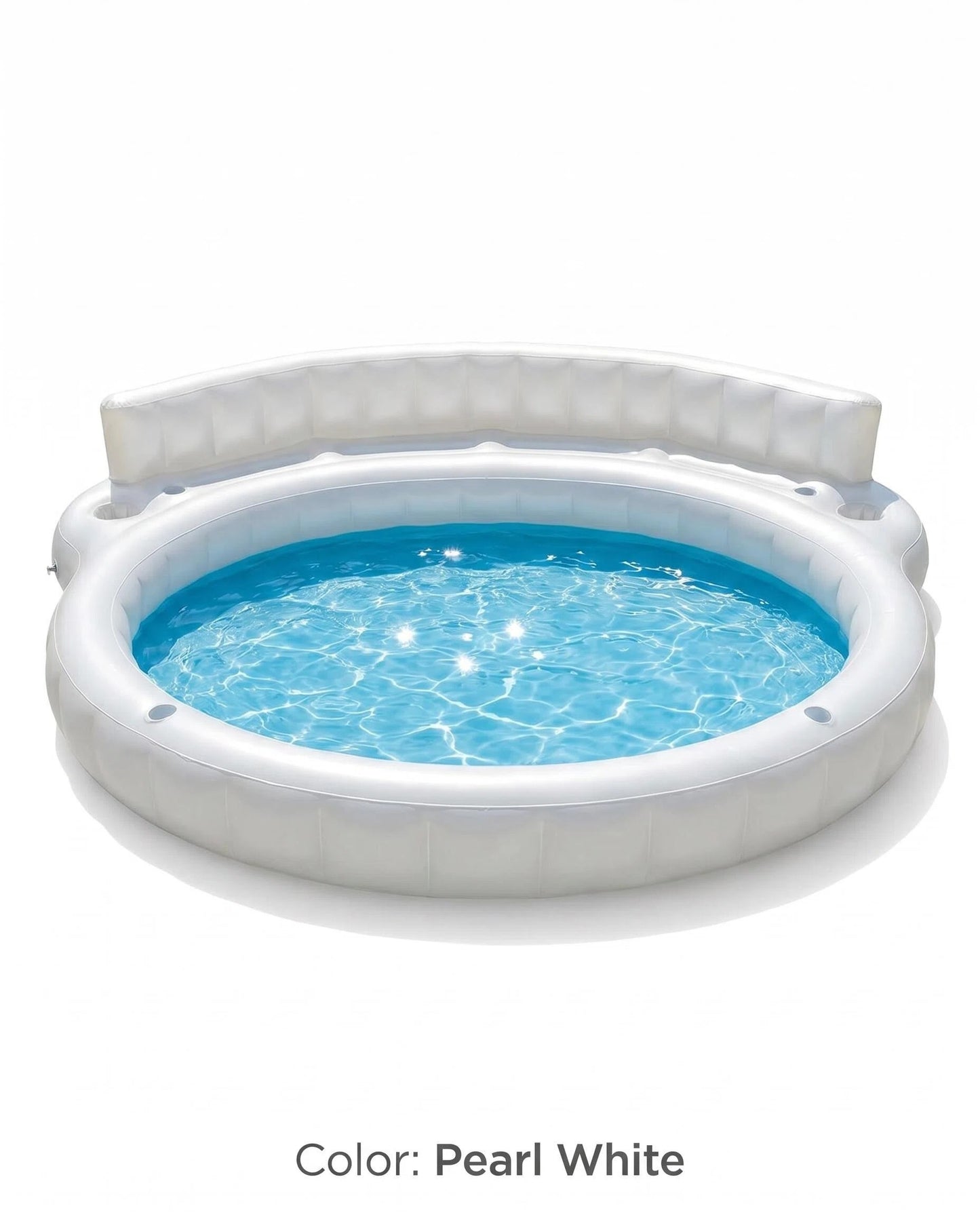 Weekend Vibe Inflatable Backyard Pool with Built-In Seats, Summer Family Relaxation Oasis