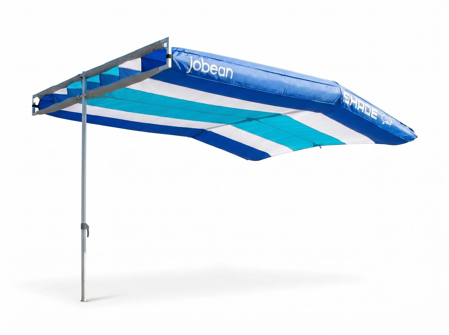Wind-Inflating Beach Canopy, Silent Non-Flapping Inflatable Beach Sun Shade Umbrella